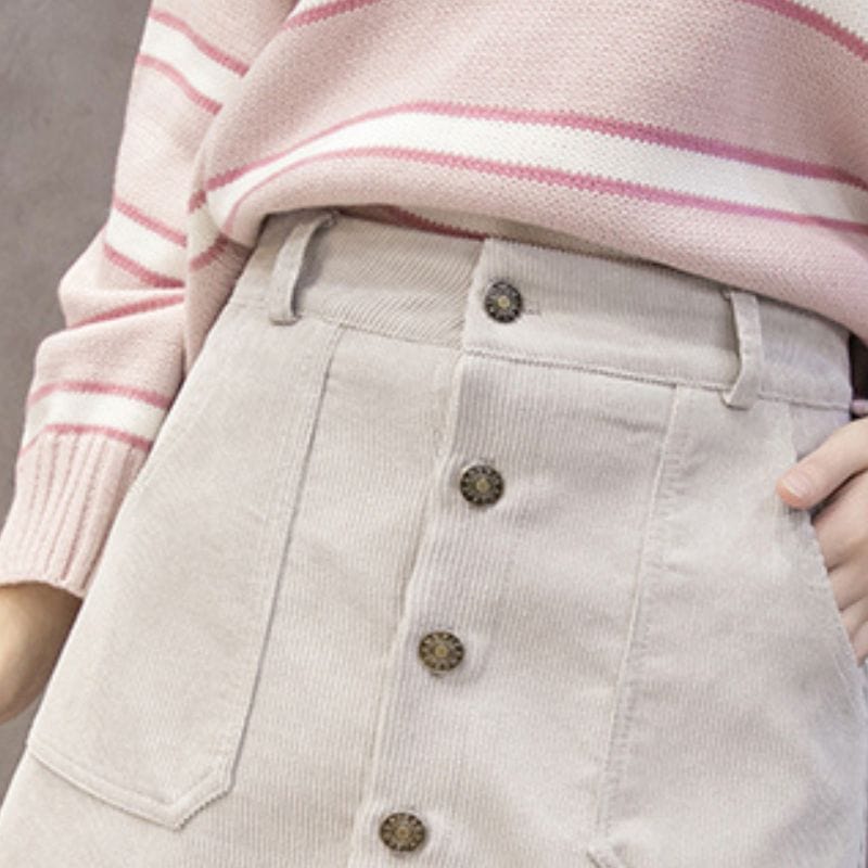 Jupe Velours Blanche