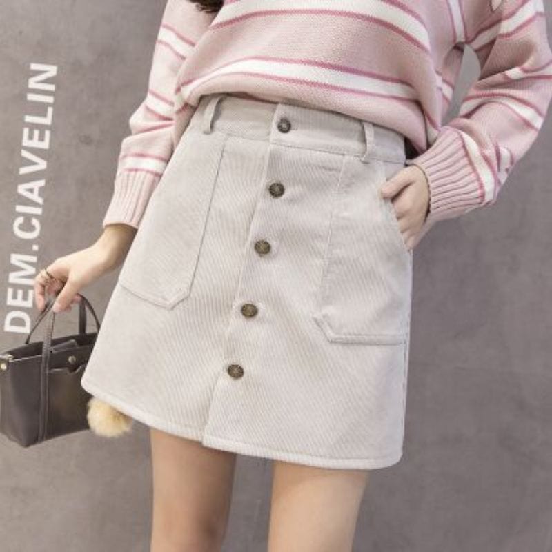 Jupe Velours Blanche