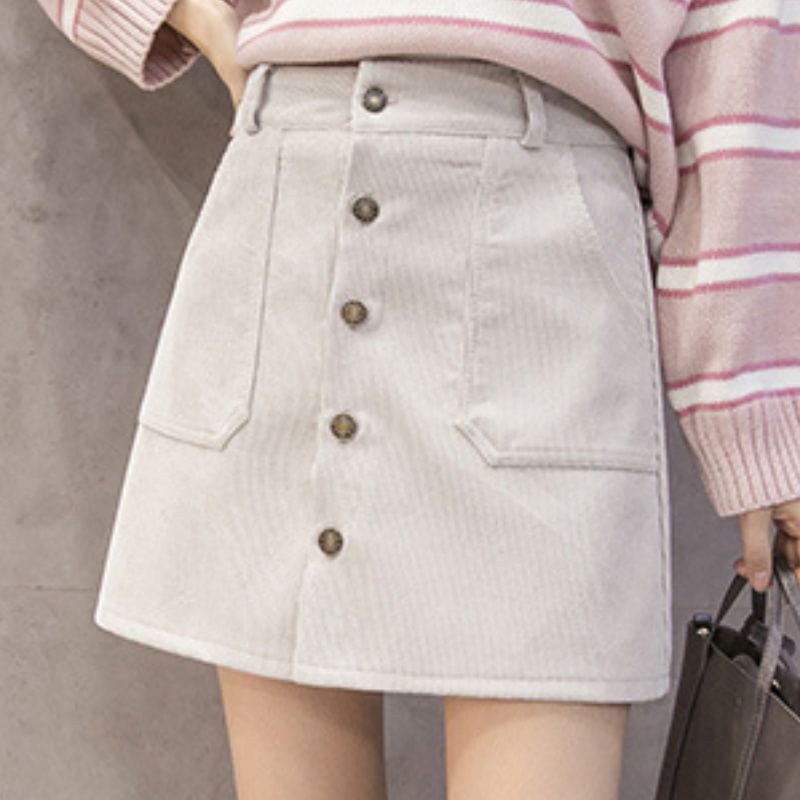 Jupe Velours Blanche