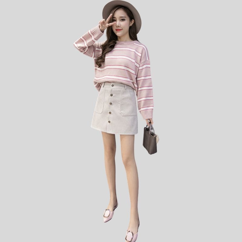 Jupe Velours Blanche