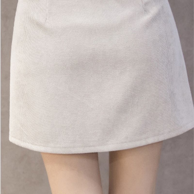 Jupe Velours Blanche