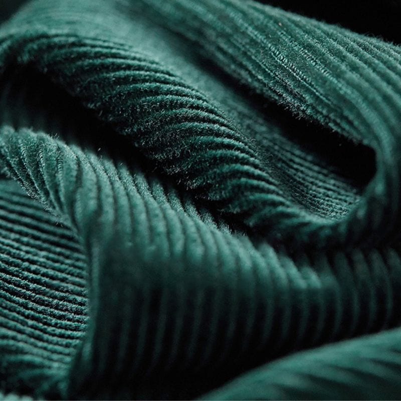 Jupe Velours Bleu Canard