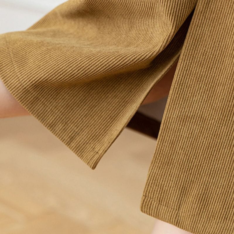 Jupe Velours Mi Longue