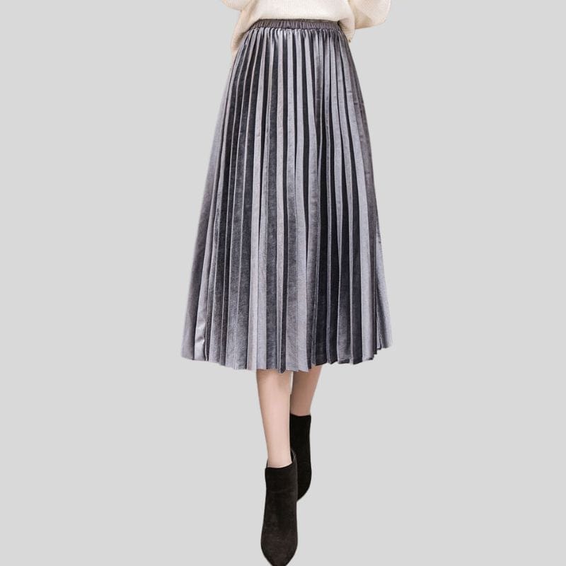 Jupe Velours Midi