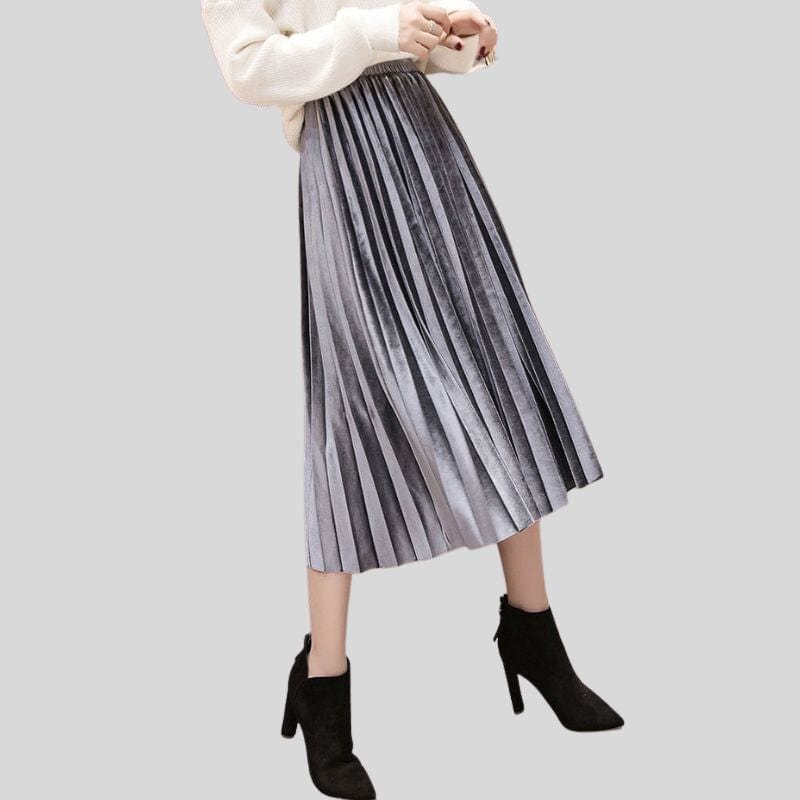Jupe Velours Midi