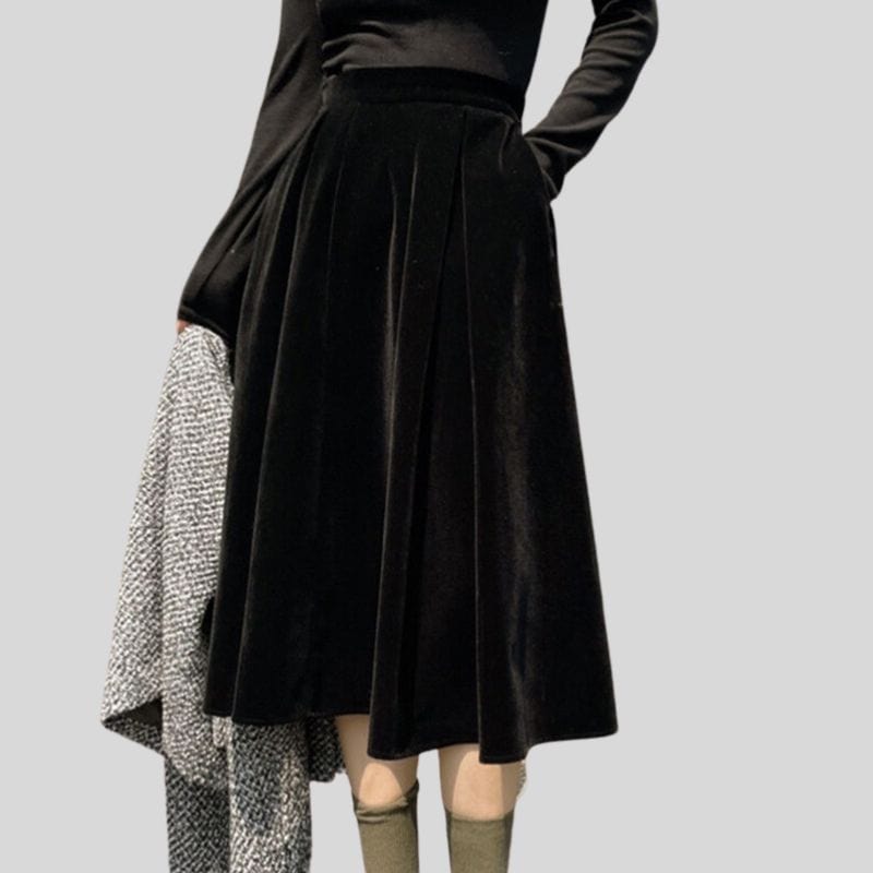 Jupe Velours Noir
