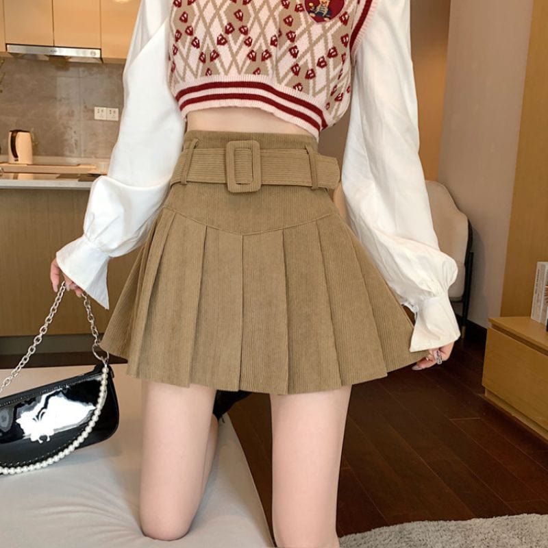 Jupe en Velours Femme