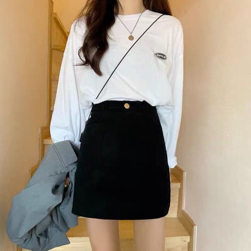 Jupe en Velours Noire