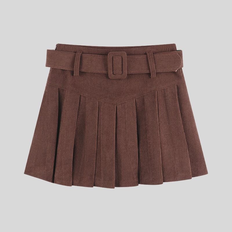 Mini Jupe Velours Cotelé