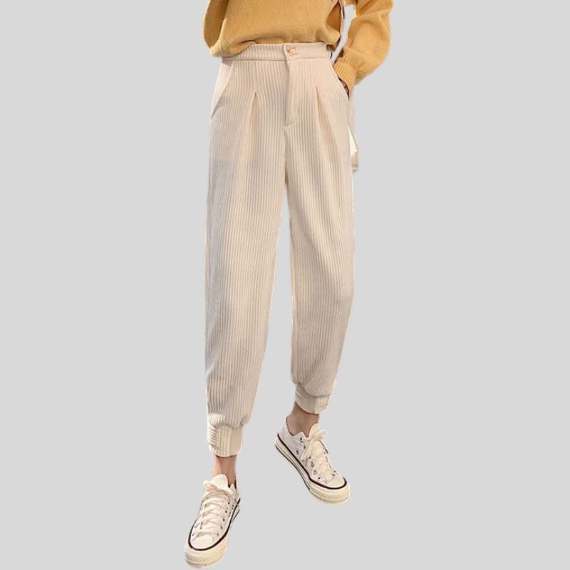 Pantalon Femme Velours Grosses Cotes