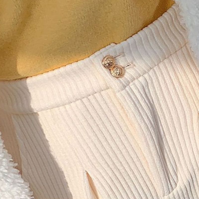 Pantalon Femme Velours Grosses Cotes