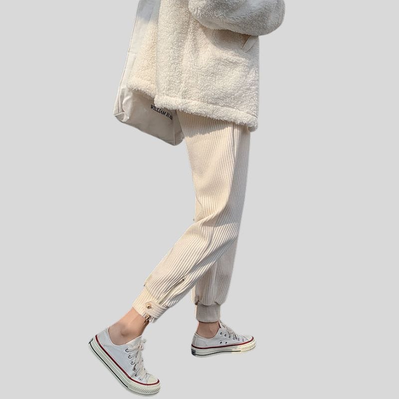 Pantalon Femme Velours Grosses Cotes