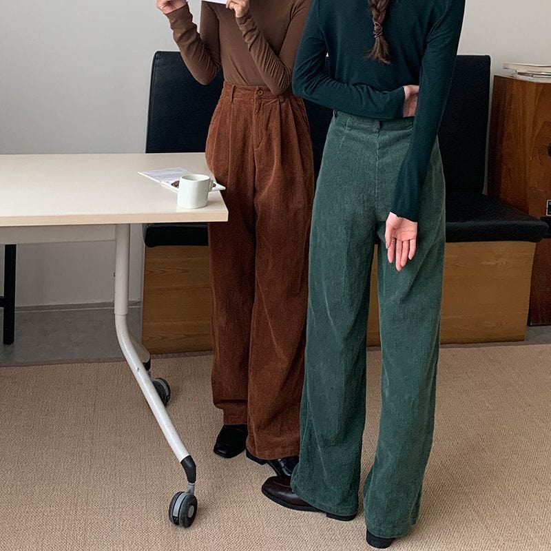 Pantalon Femme Velours