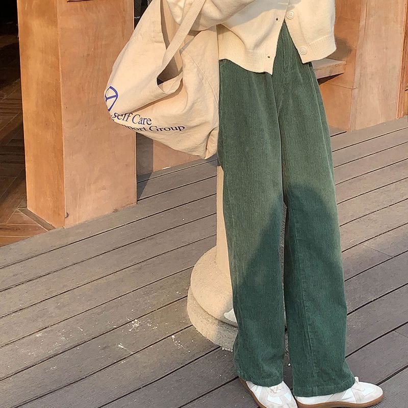 Pantalon Femme Velours