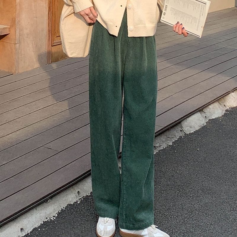 Pantalon Femme Velours