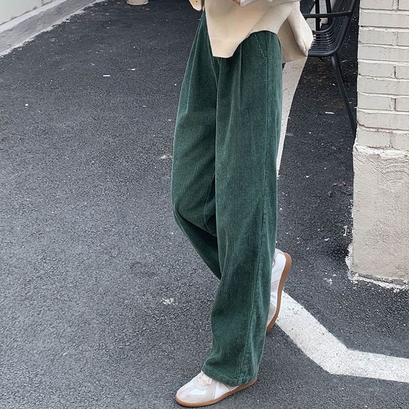 Pantalon Femme Velours