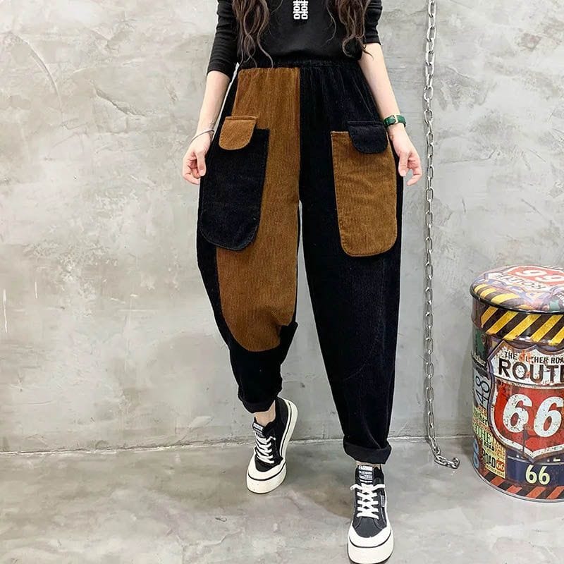 Pantalon Femme en Velours