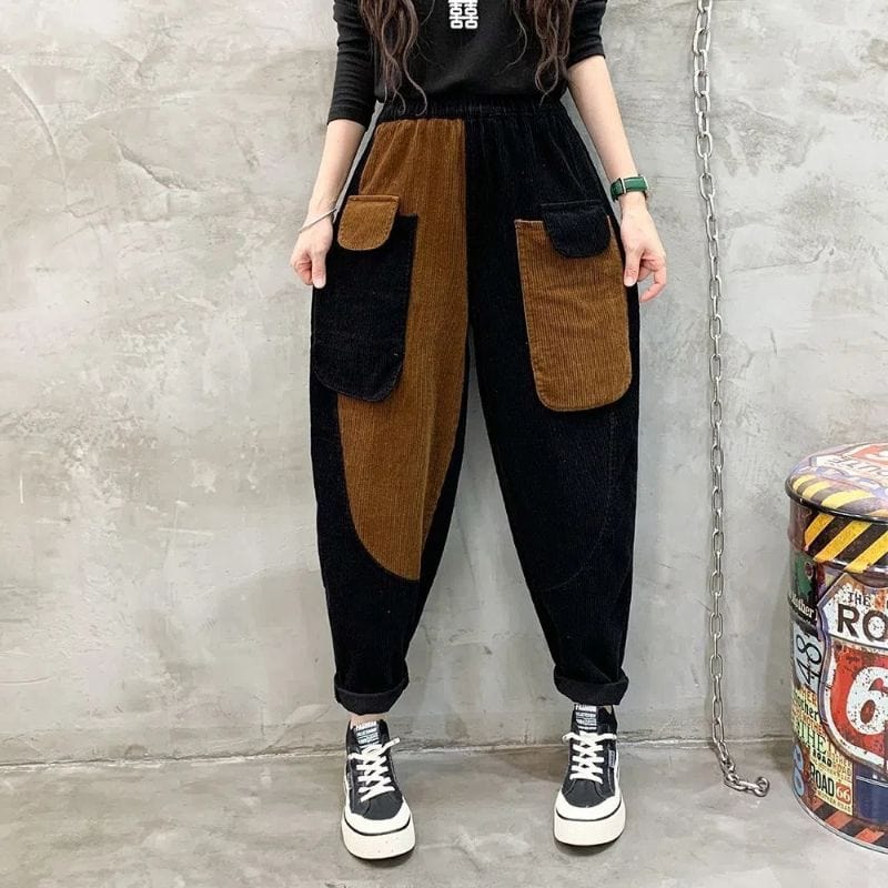 Pantalon Femme en Velours