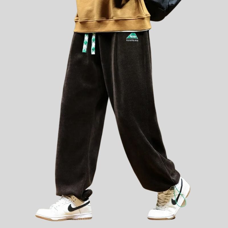 Pantalon Homme Velours Marron