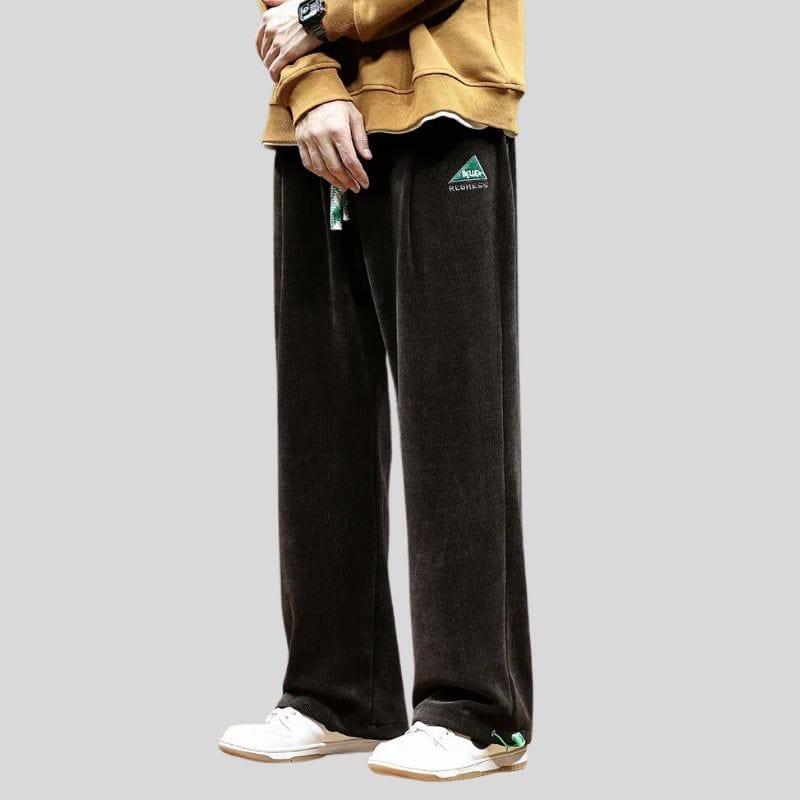 Pantalon Homme Velours Marron