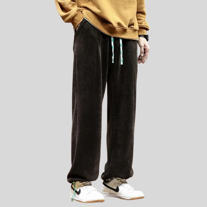 Pantalon Homme Velours Marron