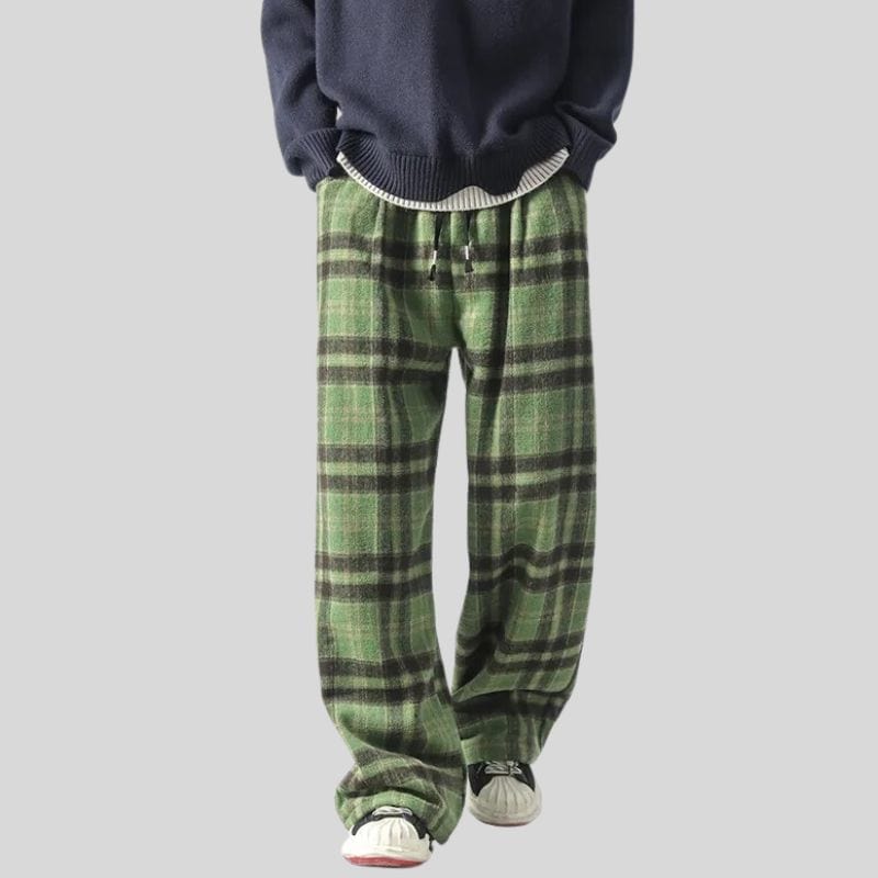 Pantalon Homme Velours Vert