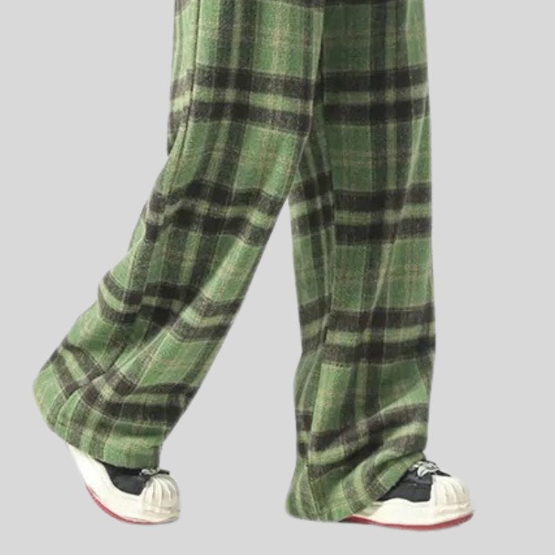 Pantalon Homme Velours Vert