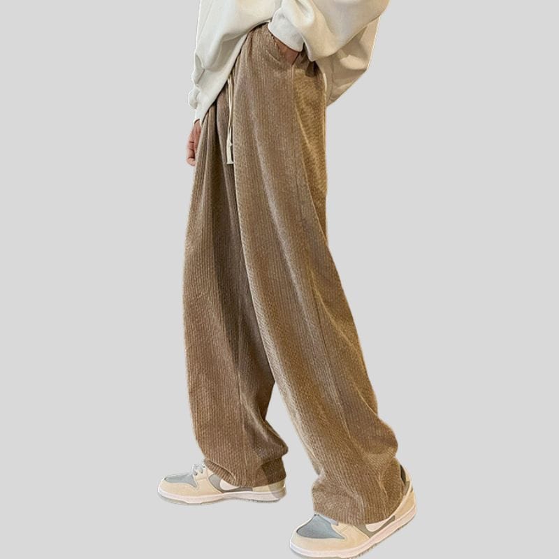 Pantalon Large Velours Homme