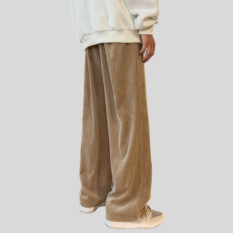 Pantalon Large Velours Homme