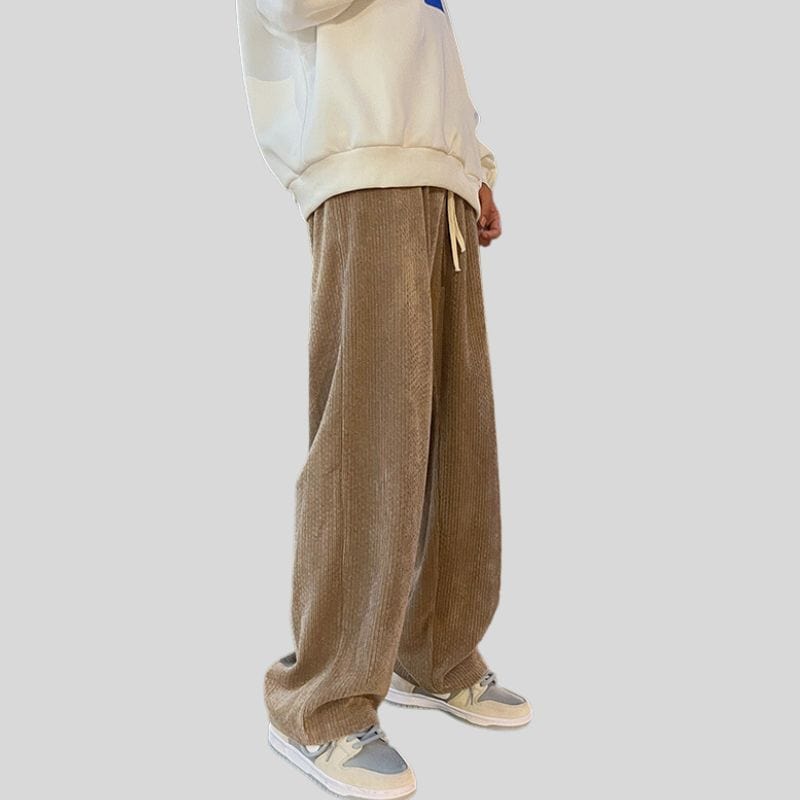 Pantalon Large Velours Homme