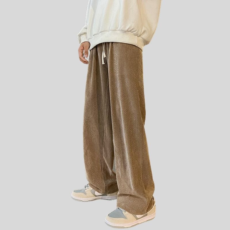Pantalon Large Velours Homme