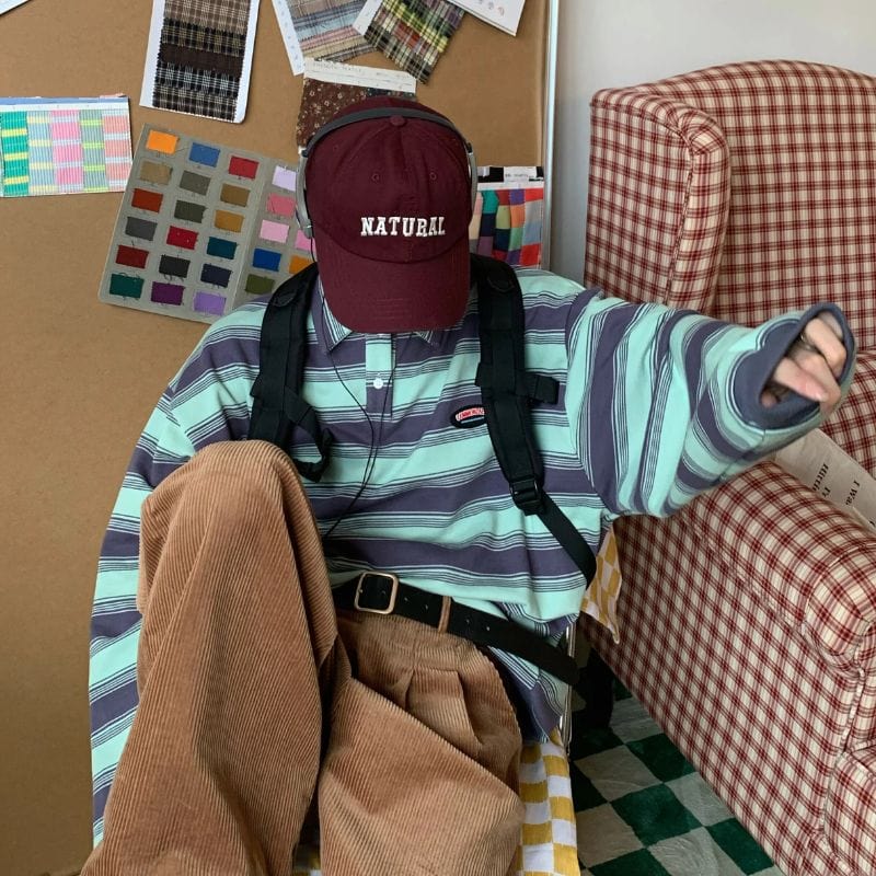 Pantalon Marron Velours Côtelé