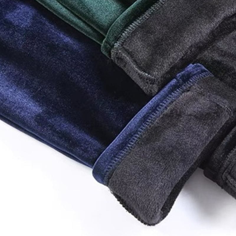 Pantalon Slim Velours Femme