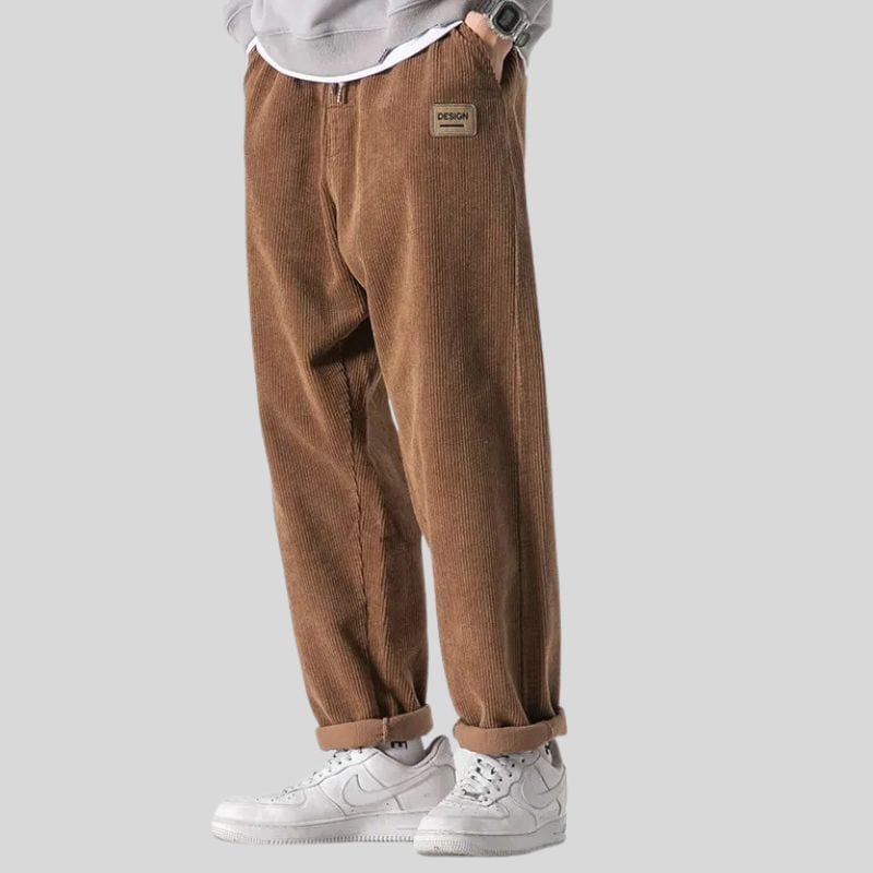 Pantalon Velour Camel