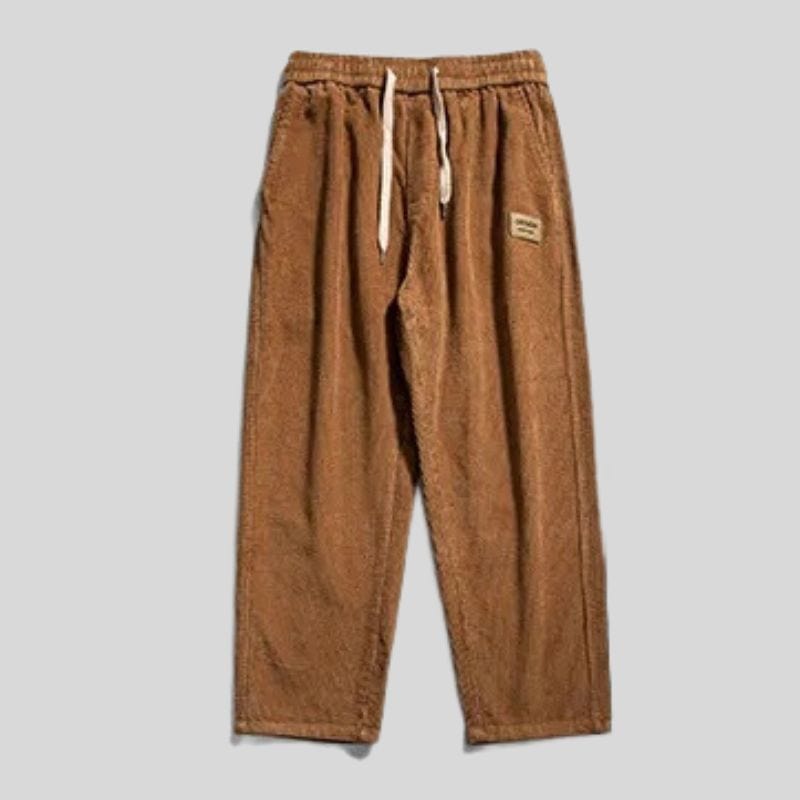 Pantalon Velour Camel