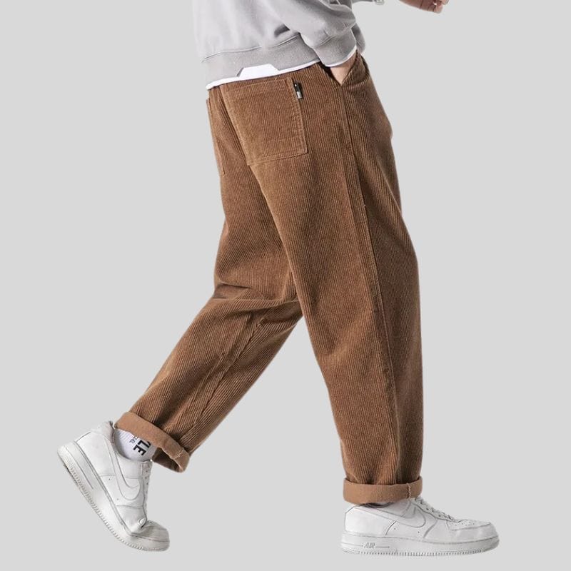 Pantalon Velour Camel
