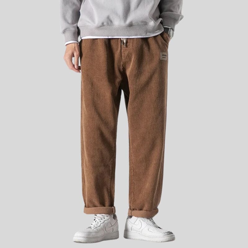 Pantalon Velour Camel