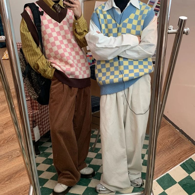 Pantalon Velour Cotelé Blanc