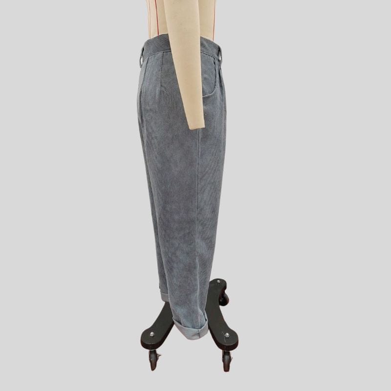 Pantalon Velour Femme Taille Haute