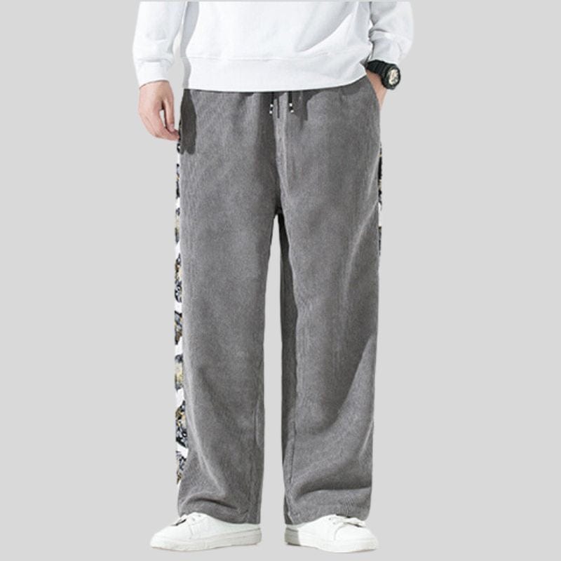 Pantalon Velour Homme Grande Taille