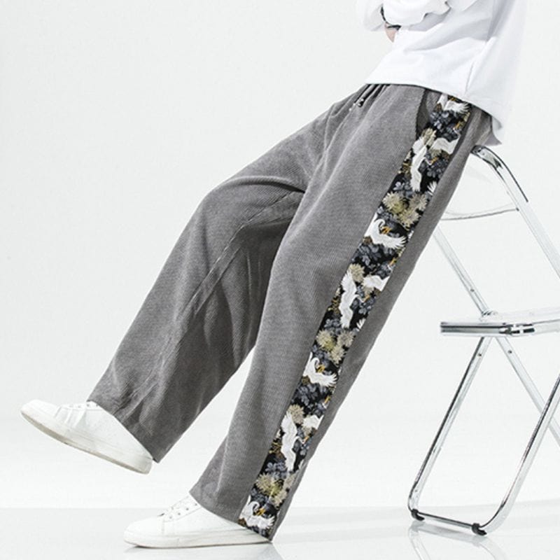 Pantalon Velour Homme Grande Taille