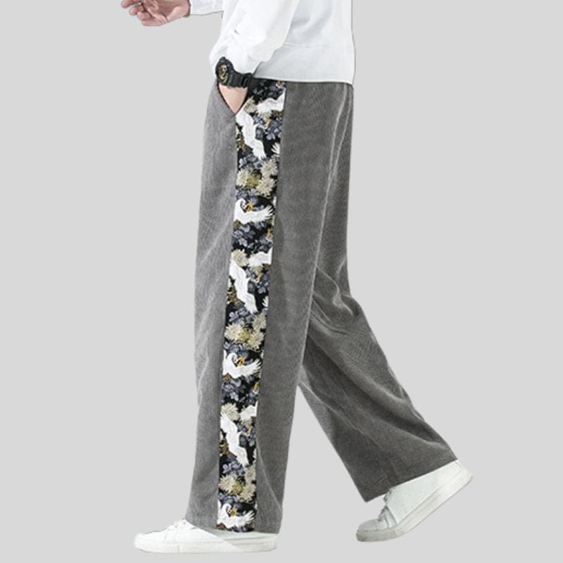 Pantalon Velour Homme Grande Taille