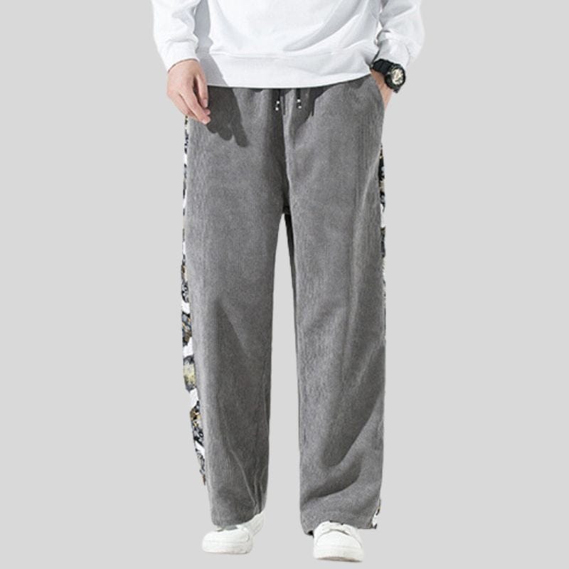 Pantalon Velour Homme Grande Taille