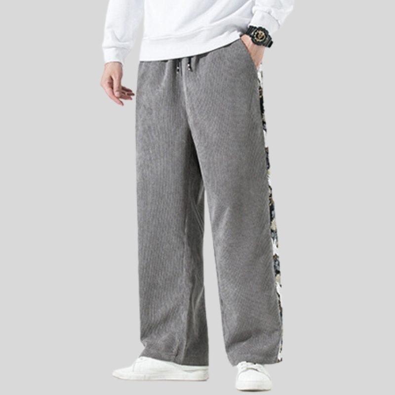 Pantalon Velour Homme Grande Taille