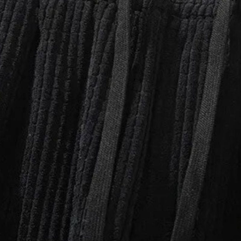 Pantalon Velour Homme Noir