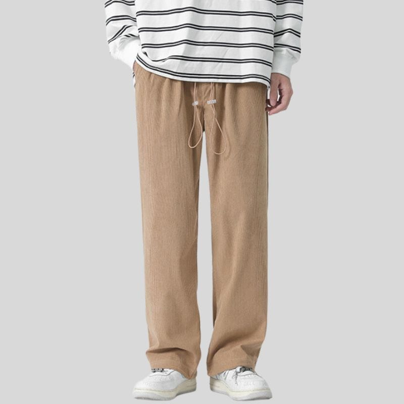 Pantalon Velours Camel Homme