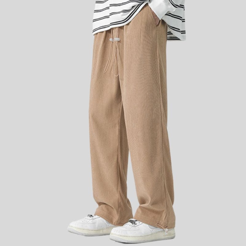 Pantalon Velours Camel Homme