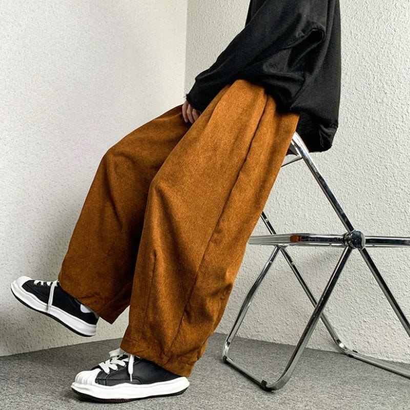 Pantalon Velours Camel