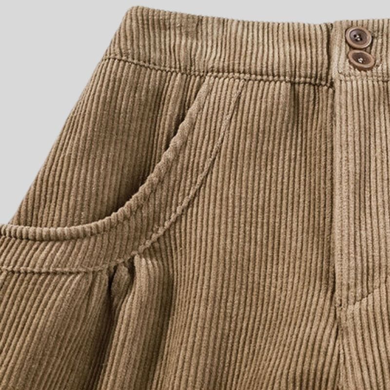 Pantalon Velours Côtelé Femme