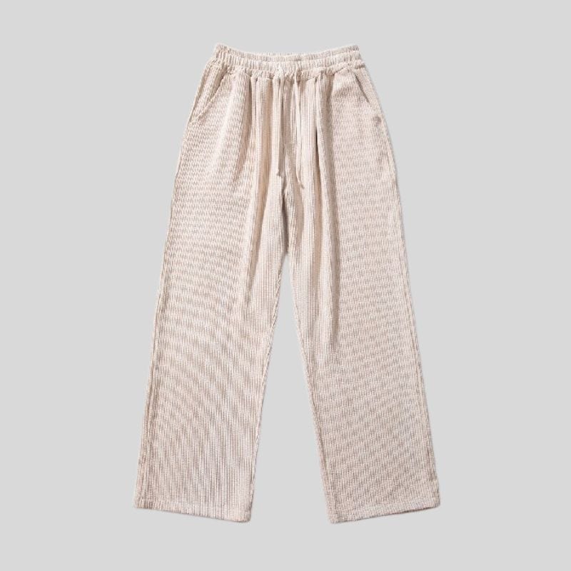 Pantalon Velours Cotelé Homme Beige
